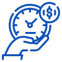 Cost And Time Savings icon